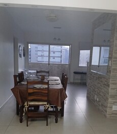 Pitangueiras Center, Ocean View, Air Conditioning, 3 bedrooms, balcony, 1 parking space.