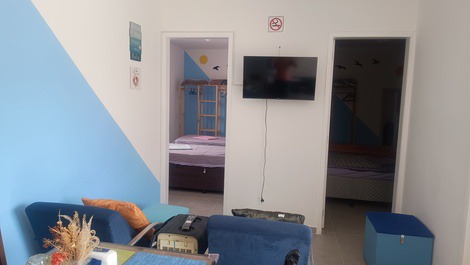 Sala com smart tv 32"