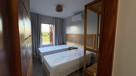 Bangalôs premium entre a lagoa e o mar