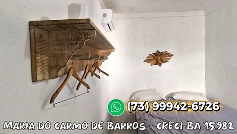 Cód.C017-Casa 4 quartos, 15 pessoas, com Piscina, Praia de Taperapuan.