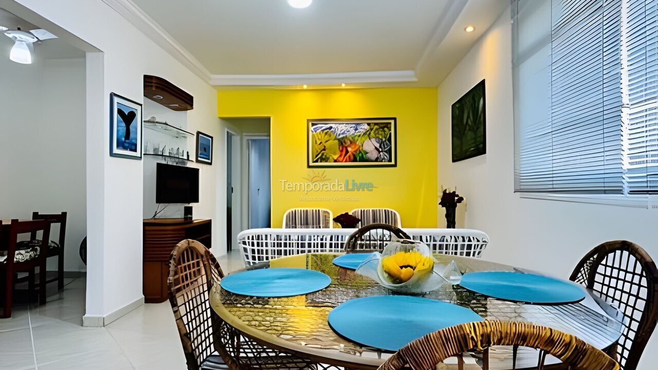 Apartamento para alquiler de vacaciones em Guarujá (Balneário Cidade Atlântica)