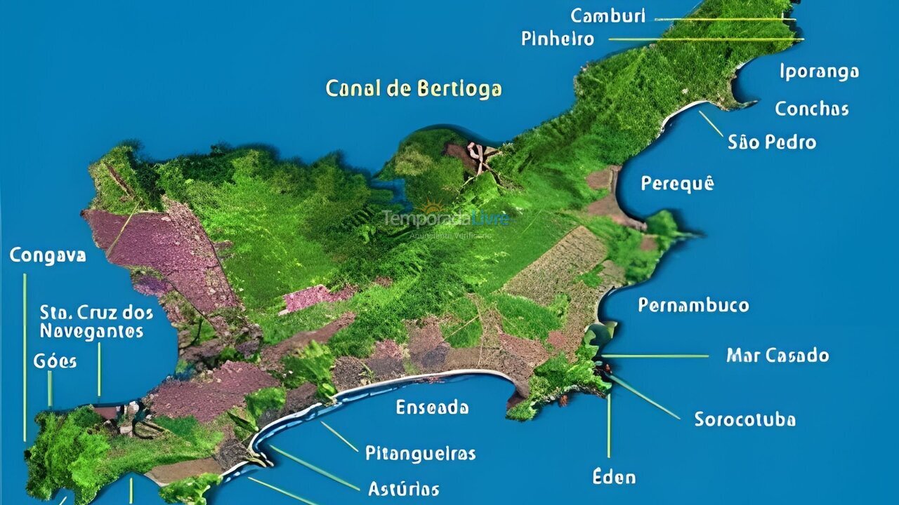 House for vacation rental in Guarujá (Praia do Pernambuco)