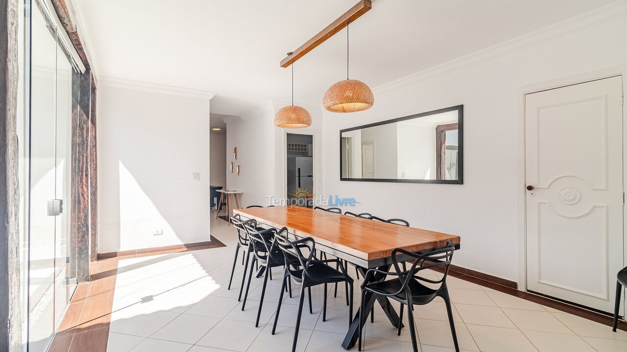 Casa para alquiler de vacaciones em Guarujá (Praia do Pernambuco)