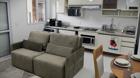 Espaço com sofa cama 