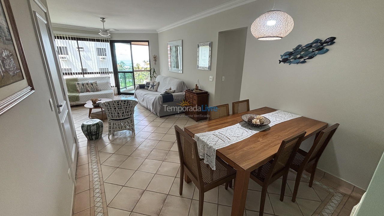 Apartamento para aluguel de temporada em Bertioga (Riviera de São Lourenço)