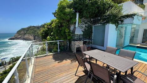 Triplex mansion in Joá - Ocean view