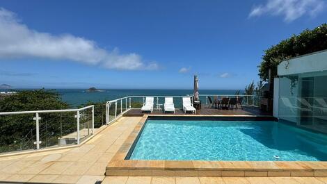 Triplex mansion in Joá - Ocean view