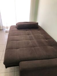 Apartamento con vista al mar en Praia Grande, a 200m del mar y garaje