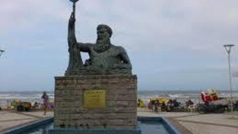 Apartamento con vista al mar en Praia Grande, a 200m del mar y garaje