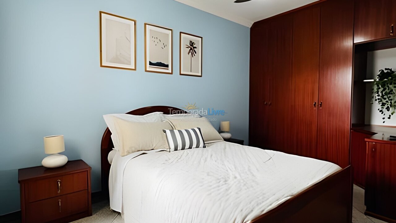 Apartamento para aluguel de temporada em Guarujá (Lot Joao Batista Juliao)