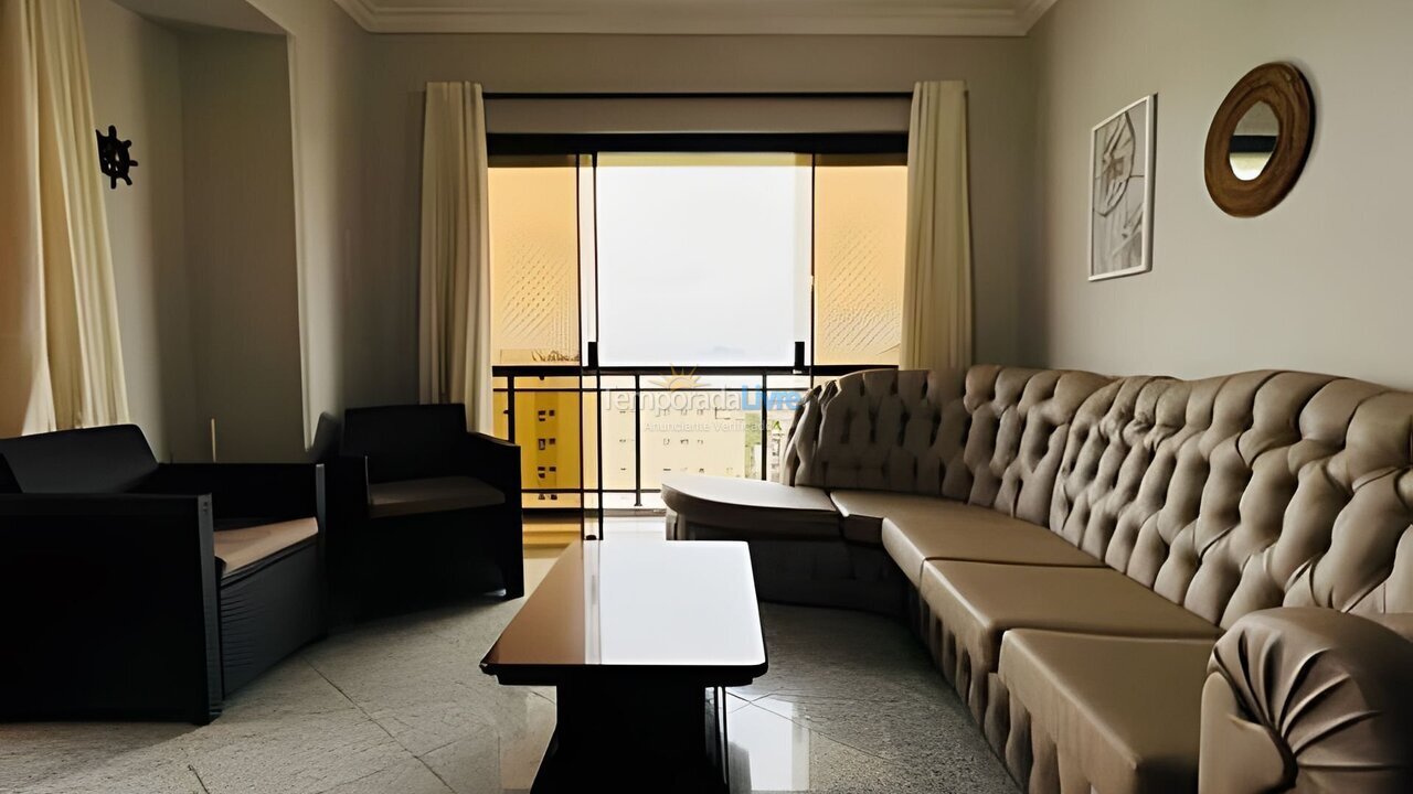 Apartamento para aluguel de temporada em Guarujá (Lot Joao Batista Juliao)