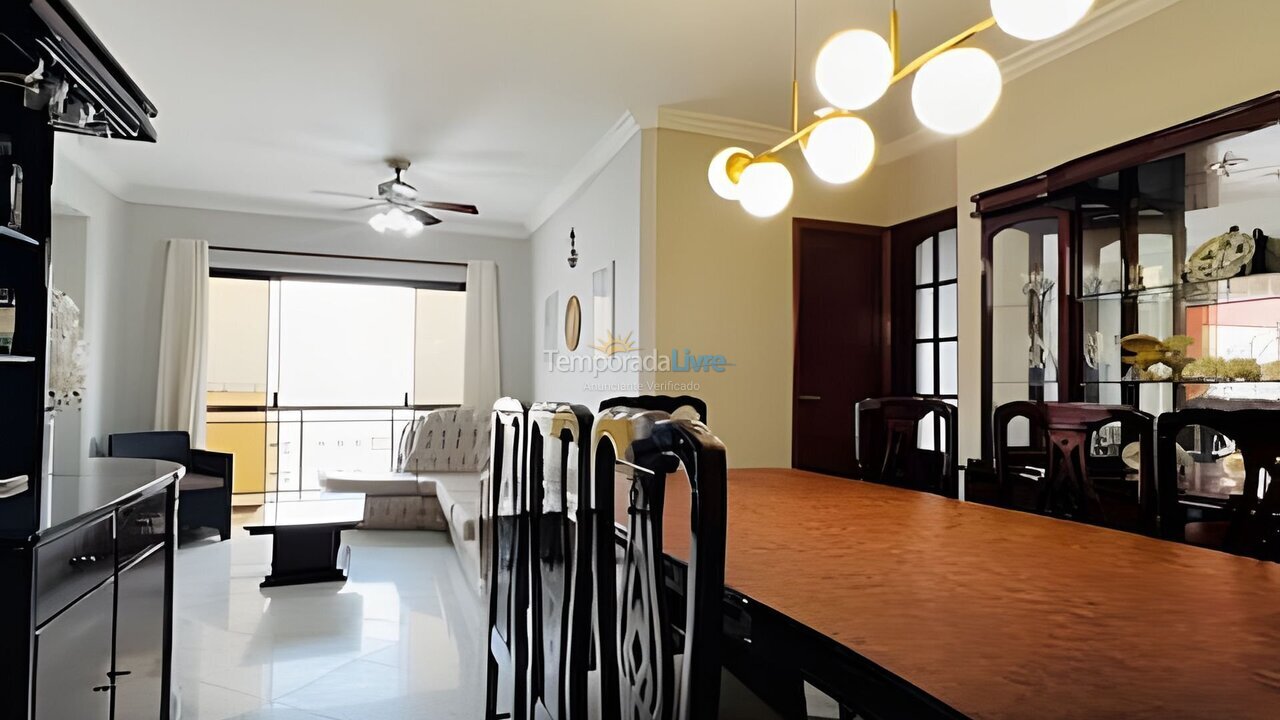 Apartamento para aluguel de temporada em Guarujá (Lot Joao Batista Juliao)