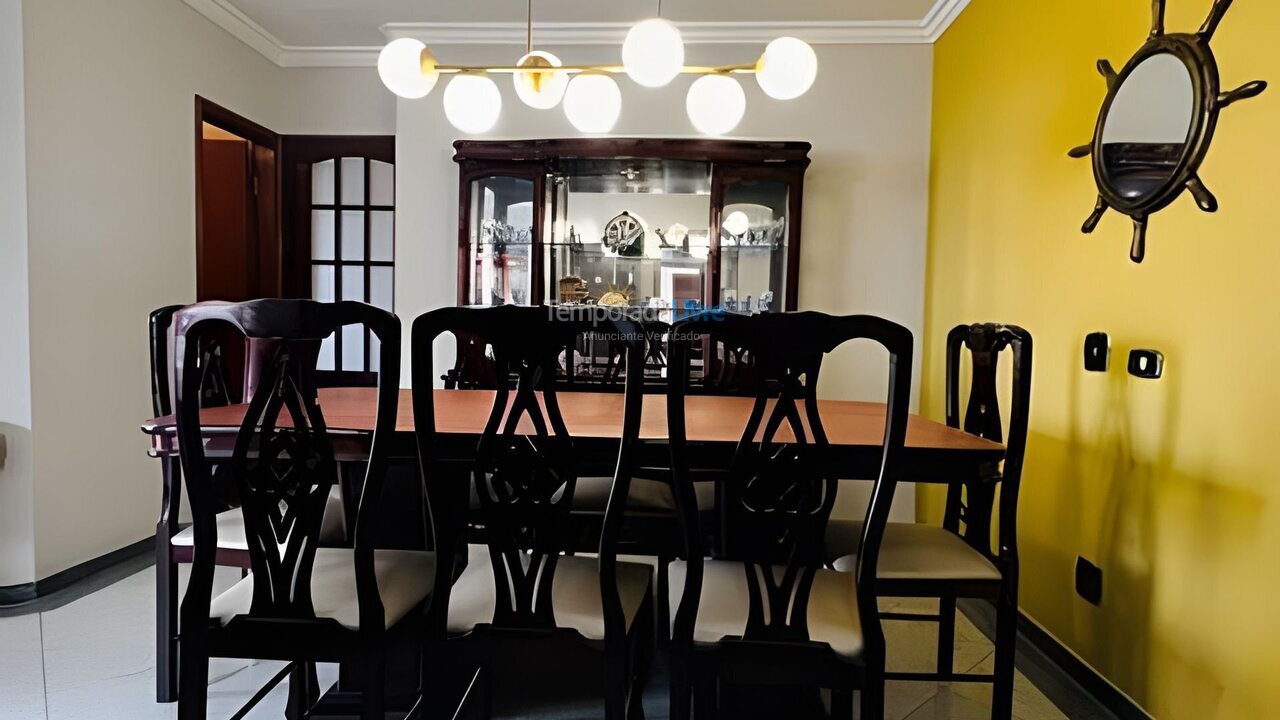 Apartamento para aluguel de temporada em Guarujá (Lot Joao Batista Juliao)