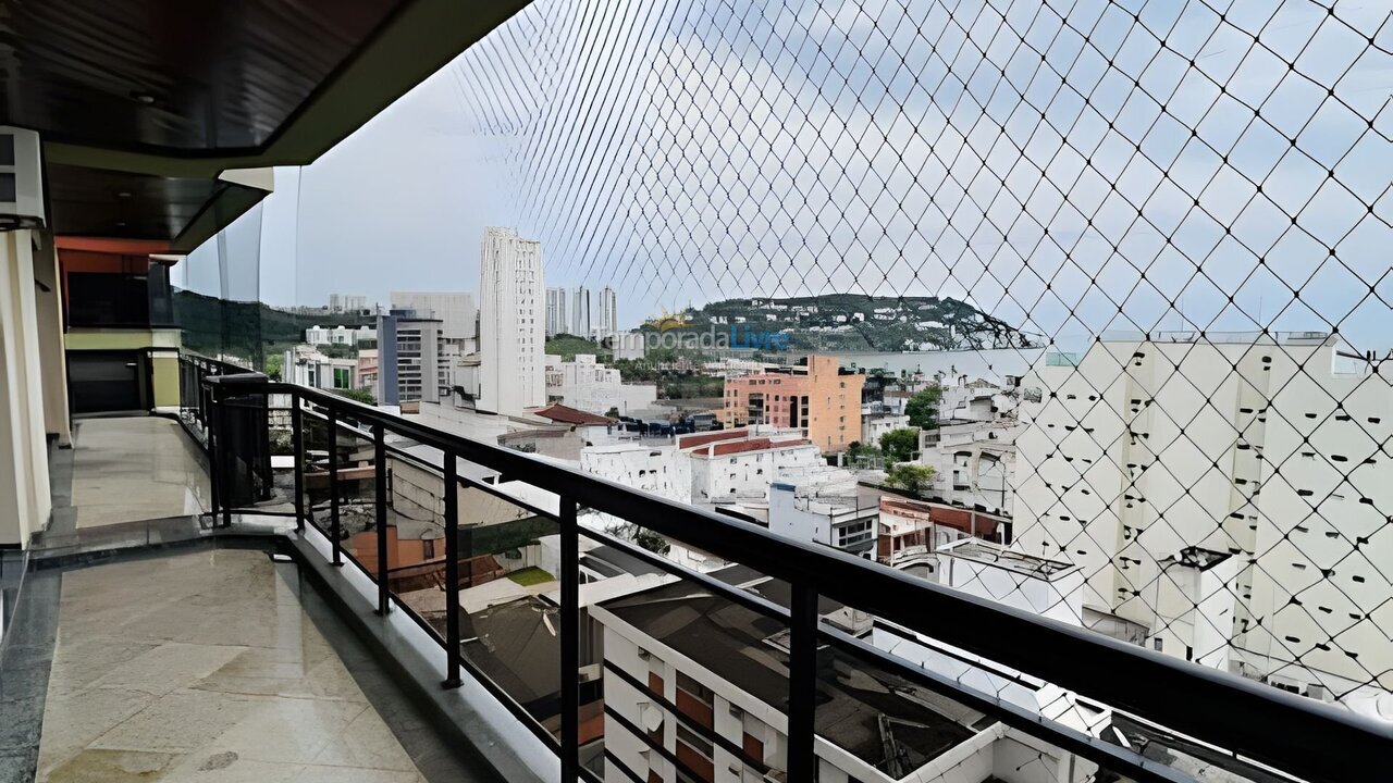 Apartamento para aluguel de temporada em Guarujá (Lot Joao Batista Juliao)