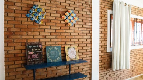 Casa con piscina en la Playa Enseada, en Ubatuba-SP, a 90m de la playa (código CE001)