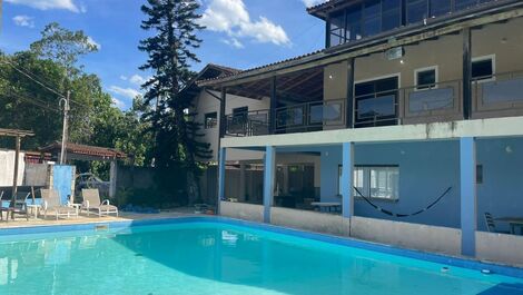 Large family house 20 people with pool Maranduba beach