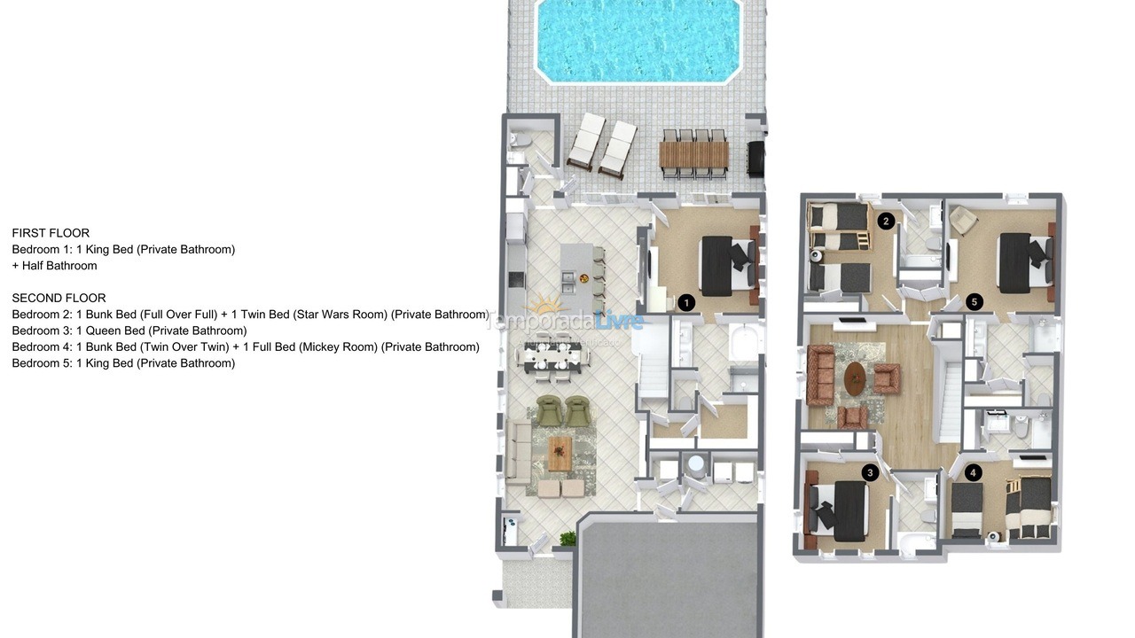 Casa para alquiler de vacaciones em Orlando (Clermont)