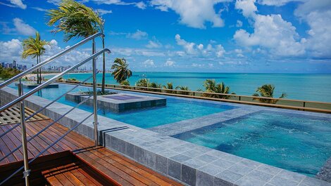 Apartamento para alugar em João Pessoa - Pb Praia de Cabo Branco