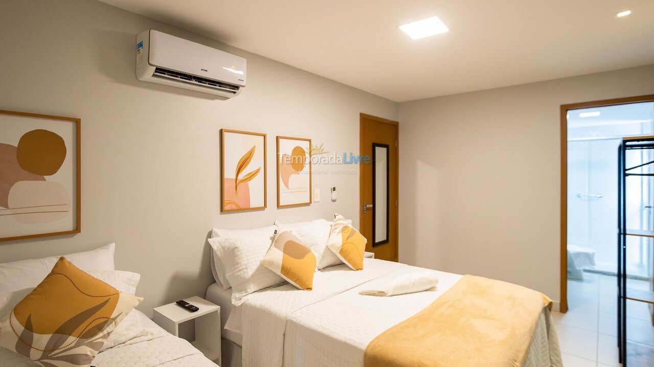 Apartamento para alquiler de vacaciones em João Pessoa (Pb Praia de Manaíra)