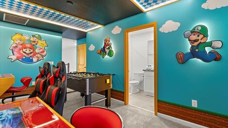 Excelente casa en Solara Resort con habitaciones temáticas.