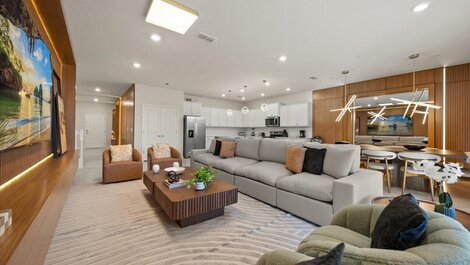 Mansión para 28 huéspedes con habitaciones temáticas.