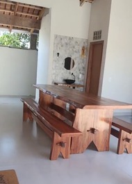 Casa de férias amarela