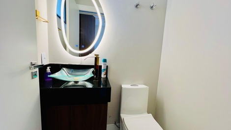 Lavabo na parte térrea