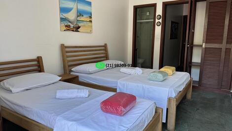 Suíte 01 com ventilador de teto