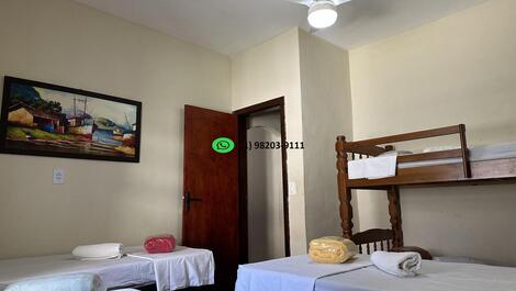 Quarto 01 - até 5 pessoas com ventilador de teto