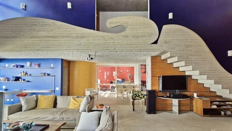 Casa de playa (diseñada por Ruy Ohtake)