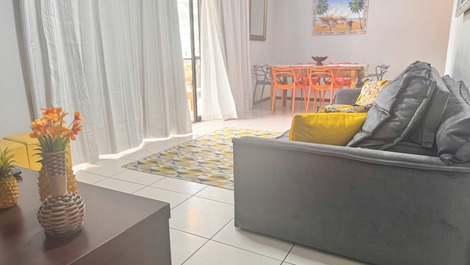 Apartamento a solo 1 minuto a pie de la playa Praia do Forte.