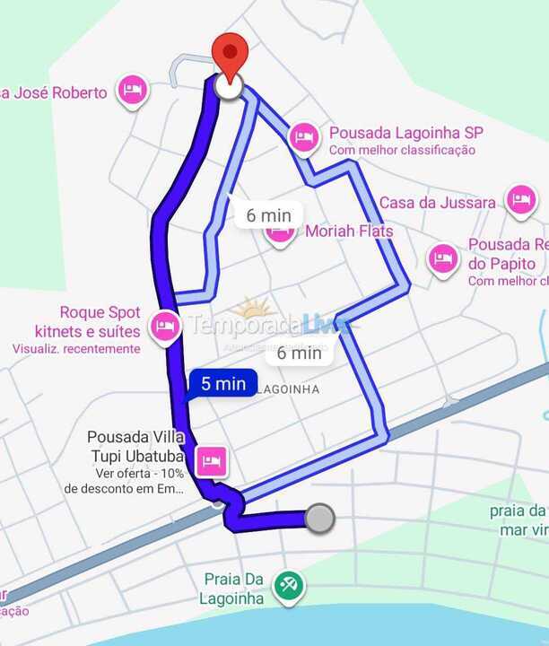 House for vacation rental in Ubatuba (Lagoinha)