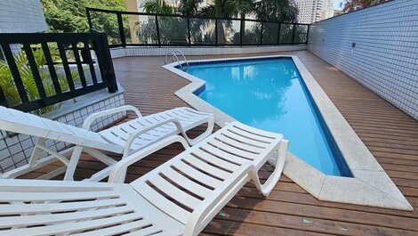 Vista pro mar | Praia Asturias | Piscina