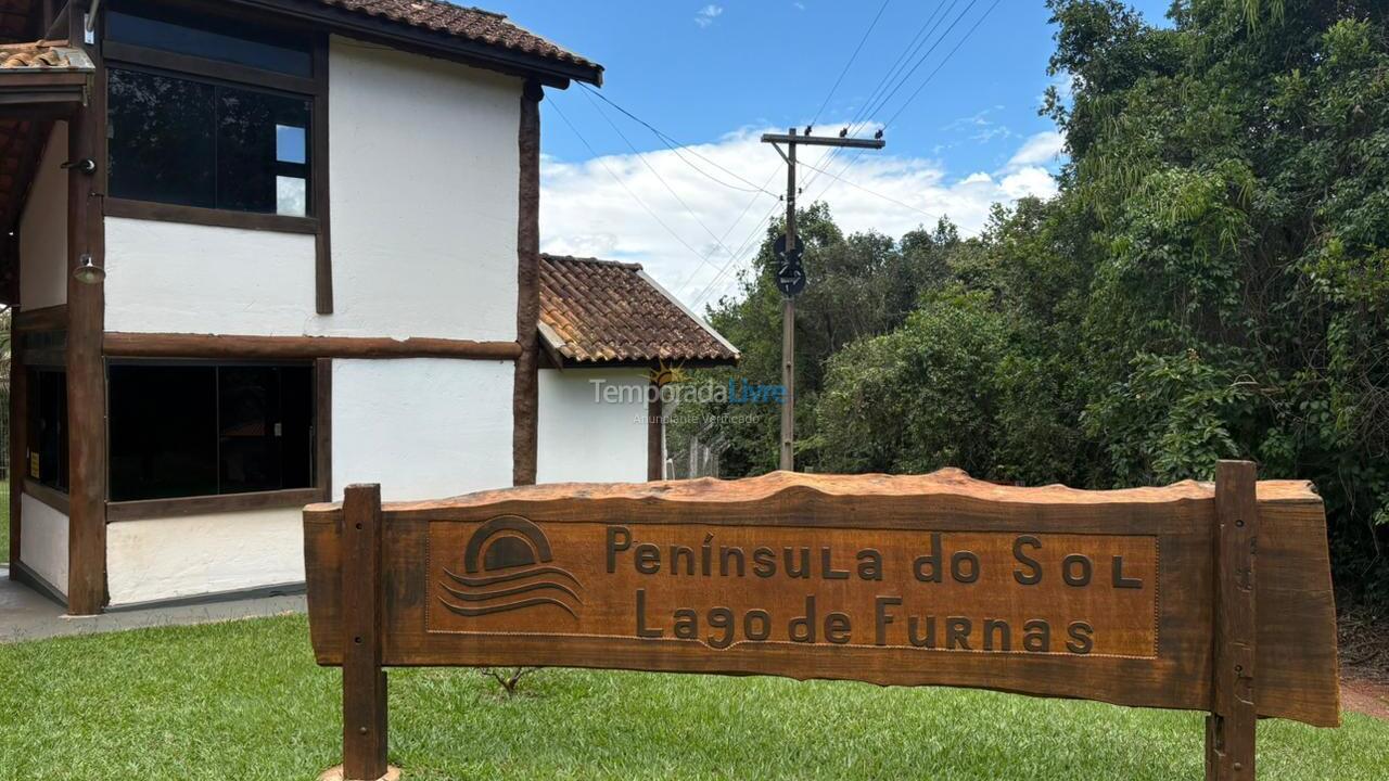 House for vacation rental in São José da Barra (Rancho Frente Represa)