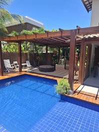 Casa de playa de Guarajuba, muy cerca del mar.