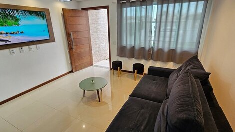 New house in Ingleses with outdoor area, BBQ grill, air conditioning and 55 inch TV