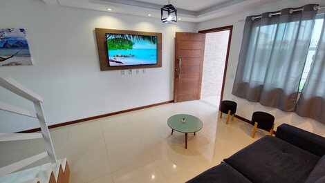 New house in Ingleses with outdoor area, BBQ grill, air conditioning and 55 inch TV