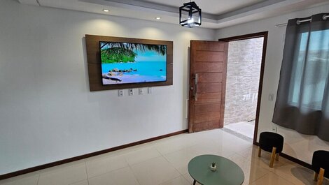 New house in Ingleses with outdoor area, BBQ grill, air conditioning and 55 inch TV