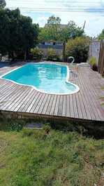 Casa de playa con piscina, dulce hogar