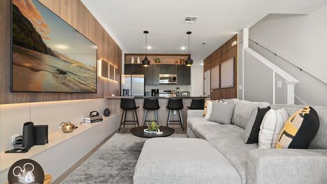 Casa cerca de Disney con 3 habitaciones.