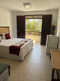 Casa pé na areia com piscina, jacuzzi e suítes climatizadas