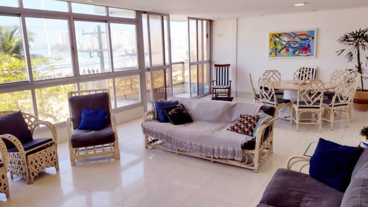 Apartamento para aluguel de temporada em Guarujá (Pitangueiras)