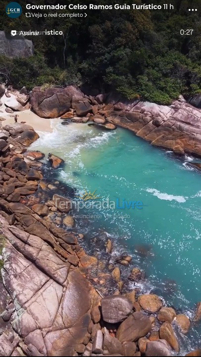 Casa para alquiler de vacaciones em Governador Celso Ramos (Fazenda da Armação)