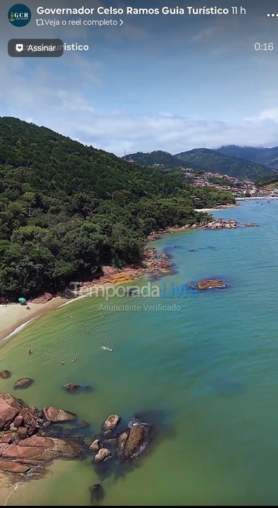 Casa para alquiler de vacaciones em Governador Celso Ramos (Fazenda da Armação)
