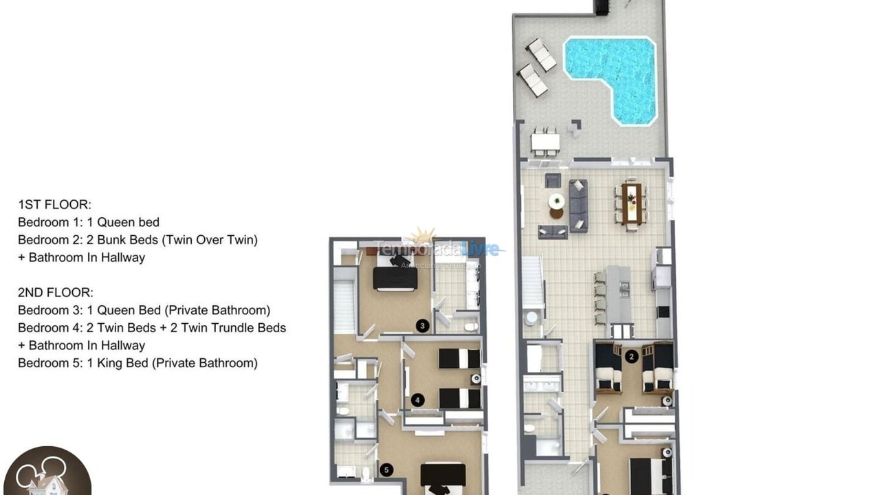 Casa para alquiler de vacaciones em Orlando (Davenport)