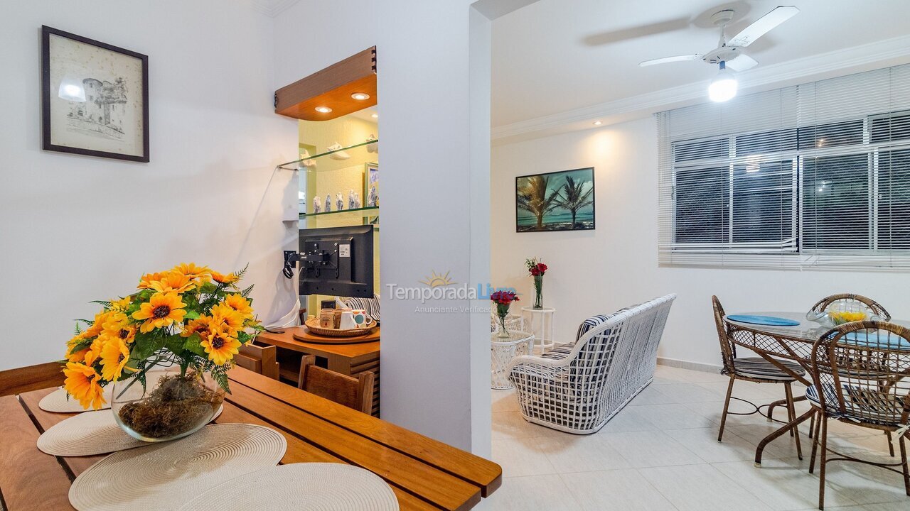 Apartamento para alquiler de vacaciones em Guarujá (Balneário Cidade Atlântica)