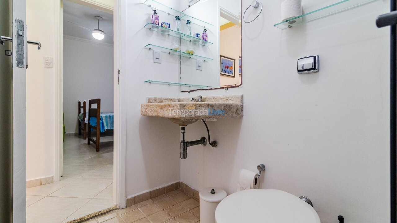 Apartamento para alquiler de vacaciones em Guarujá (Balneário Cidade Atlântica)