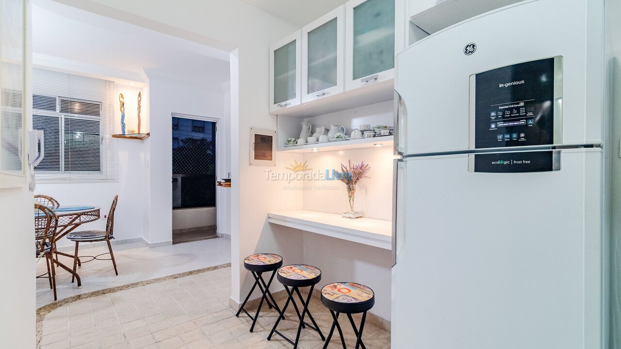 Apartamento para alquiler de vacaciones em Guarujá (Balneário Cidade Atlântica)