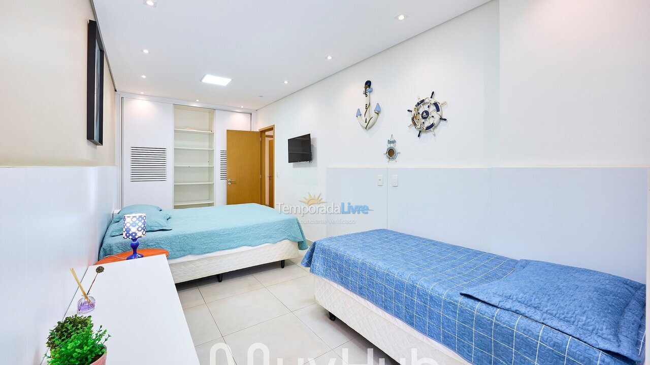 Apartment for vacation rental in Ubatuba (Praia Grande)