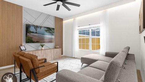 Casa ideal com 4 quartos próximo a Disney